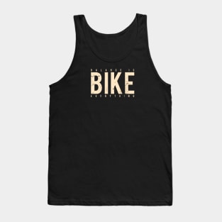 Bike Balance is Everything Cycling Graphic Tank Top